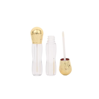 금속 큰 머리와 브러쉬 플라스틱 4.5ml 입술 가시 튜브 하이엔드