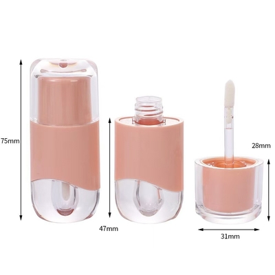 2.3ML 빈 립 글러스 튜브 귀여운 모양 맞춤형 색상 아이템 이름 립 글러스 튜브 인쇄 맞춤형 실크 스크린 인쇄