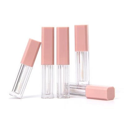 핑크색 플라스틱 1.2ml 립 글러스 튜브