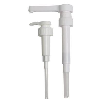 포드 그레이드 PP 플라스틱 시럽 분배 펌프 8cc 10cc 30cc 28mm 33mm 38mm 사이즈