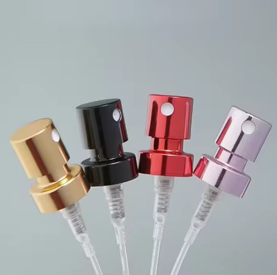 사용자 정의 색상 모양 13/400 15/400 18/400 병을위한 얇은 안개 분사 펌프