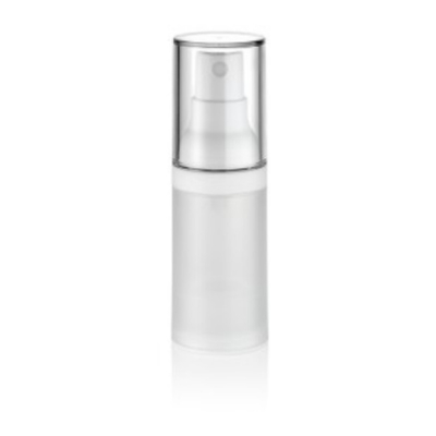 고급 50ml 투명 공기 없는 병 크림 액체 개인 관리용