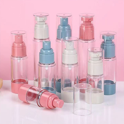 유니버설 스타일 50ml 공기 없는 병 피부 관리를 위한 다양한 펌프
