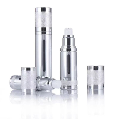 알루미늄 50ml 은 금 공기 없는 병