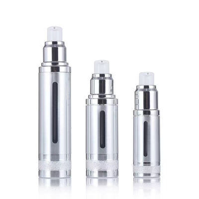 알루미늄 50ml 은 금 공기 없는 병