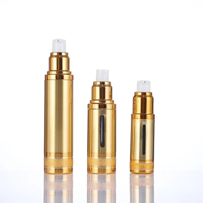 알루미늄 50ml 은 금 공기 없는 병