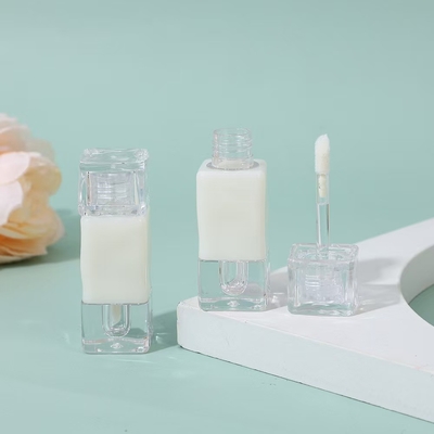 흰 다이아몬드 2.6ml 립 글래스 튜브 붓, 색상은 사용자 정의 될 수 있습니다