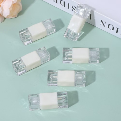 흰 다이아몬드 2.6ml 립 글래스 튜브 붓, 색상은 사용자 정의 될 수 있습니다