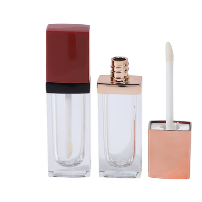 3.5ml 평면 플라스틱 입술 가시 튜브 붓, 색상은 사용자 정의 될 수 있습니다