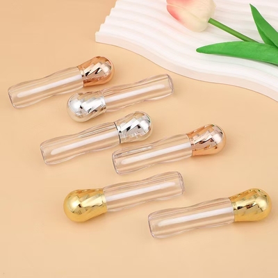 금속 큰 머리와 브러쉬 플라스틱 4.5ml 입술 가시 튜브 하이엔드