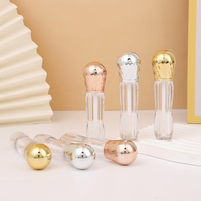 금속 큰 머리와 브러쉬 플라스틱 4.5ml 입술 가시 튜브 하이엔드