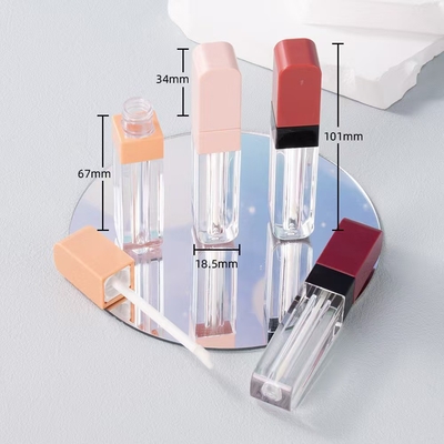4ml 플라스틱 립 글래스 튜브와 정사각형 머리는 휴대하기 쉽습니다.