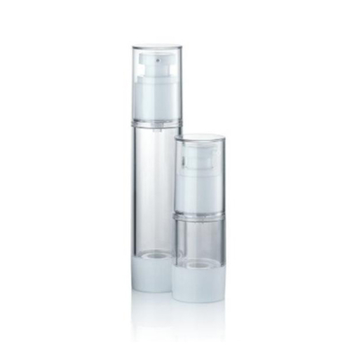 개인 관리용으로 사용되는 고급 50ml 공기 없는 분배기 펌프 병