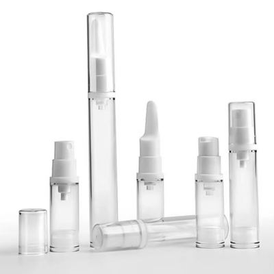 핫 판매 15ml 공기 없는 분배 펌프 병 지원 사용자 정의