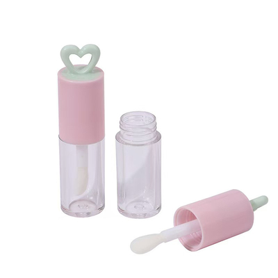 휴대용 립 글래스 포장용 7ml 홀 하트 플라스틱 립 글래스 튜브