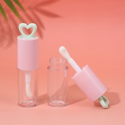 휴대용 립 글래스 포장용 7ml 홀 하트 플라스틱 립 글래스 튜브