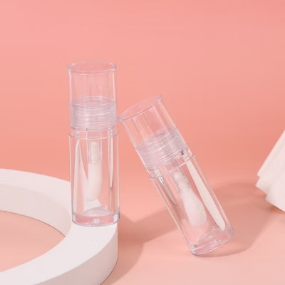 플라스틱 투명한 큰 머리 붓 입술 가시 튜브 하이라이트 액체를 위해 작은