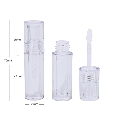 투명 실리콘 붓 머리 플라스틱 입술 가시 튜브 4.5ml