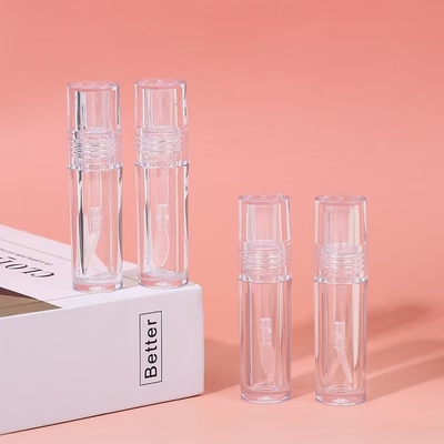 투명 실리콘 붓 머리 플라스틱 입술 가시 튜브 4.5ml