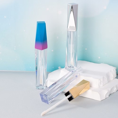 4.5ml 불규칙한 모양의 플록 스틱 어플리케이터와 맞춤 컬러 립 글래스 튜브