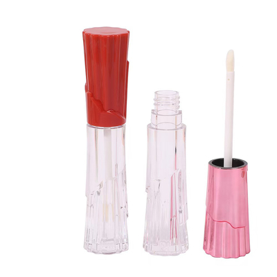 6ml 스커트 모양의 플라스틱 립 글래스 튜브와 브러시 가운 용이하고 편리한 스크린 인쇄