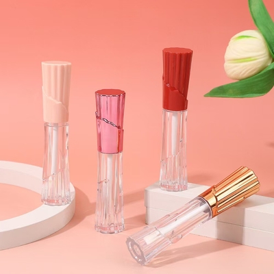 6ml 스커트 모양의 플라스틱 립 글래스 튜브와 브러시 가운 용이하고 편리한 스크린 인쇄