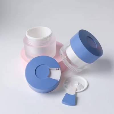 15ml 30ml 50ml 용량 둥근 크림 병 스푼과 사용자 지정 디자인