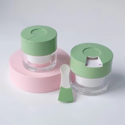 15ml 30ml 50ml 용량 둥근 크림 병 스푼과 사용자 지정 디자인