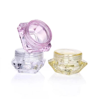 투명한 색상 20g 플라스틱 크림 병 피부 관리 화장품