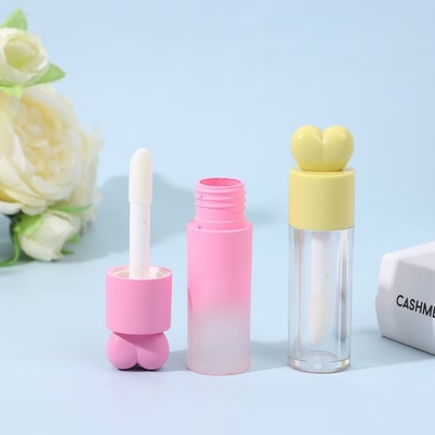 러브 립 글래스 튜브 마크롱 컬러 귀여운 작은 5ml 립 글래스 액체 눈 그림자 휴대하기 쉽습니다