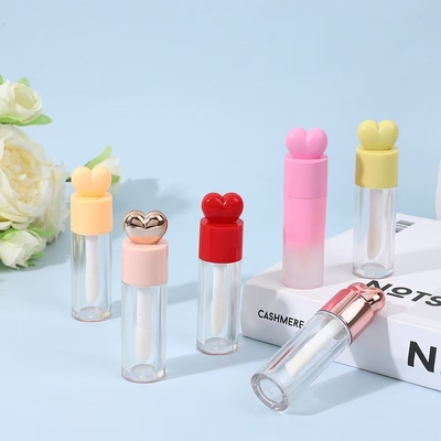 러브 립 글래스 튜브 마크롱 컬러 귀여운 작은 5ml 립 글래스 액체 눈 그림자 휴대하기 쉽습니다