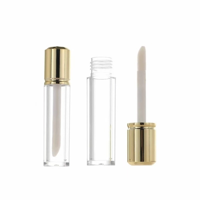 둥근 짧은 커버 6ml 립 글래스 튜브 로고와 함께 사용자 정의 할 수 있습니다