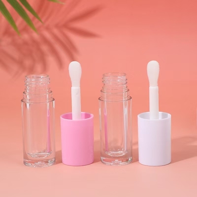 화이트, 블랙, 핑크 플라스틱 입술 글래스 튜브 브러쉬와 함께, 사용자 정의 로고