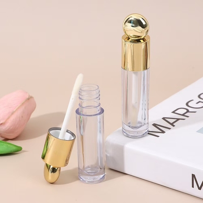 둥근 디자인 머리 모자 플라스틱 입술 가스 튜브 붓 4.5ml 금