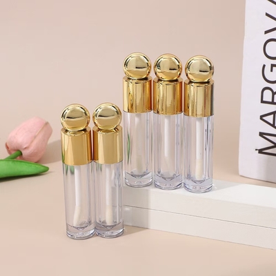 둥근 디자인 머리 모자 플라스틱 입술 가스 튜브 붓 4.5ml 금