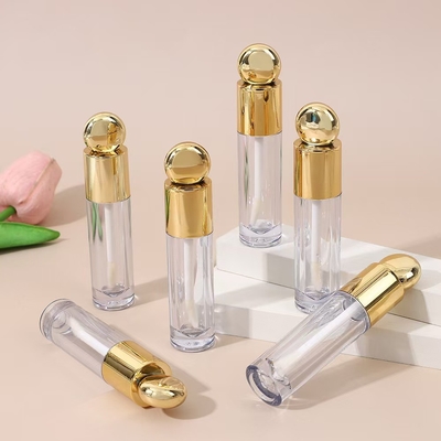 둥근 디자인 머리 모자 플라스틱 입술 가스 튜브 붓 4.5ml 금