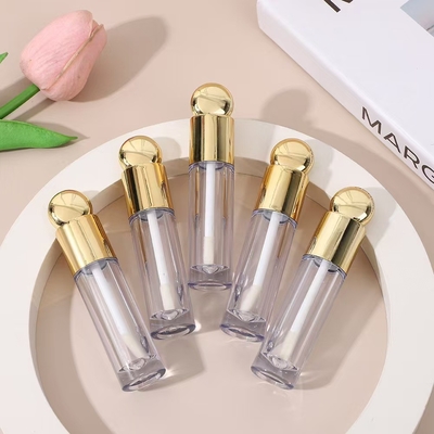 둥근 디자인 머리 모자 플라스틱 입술 가스 튜브 붓 4.5ml 금