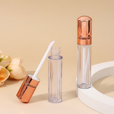 로즈 골드 헤드 캐프 플라스틱 립 글래스 튜브 스타일 하이엔드 4.5ml