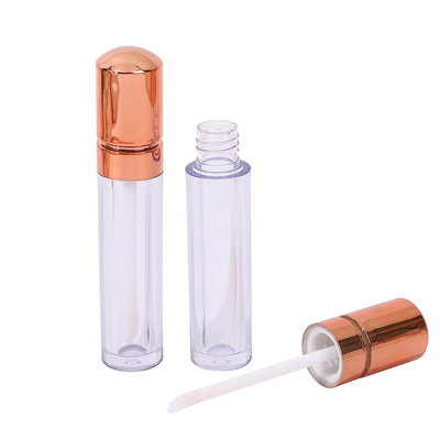 로즈 골드 헤드 캐프 플라스틱 립 글래스 튜브 스타일 하이엔드 4.5ml