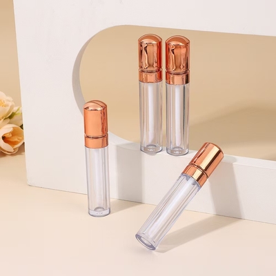 로즈 골드 헤드 캐프 플라스틱 립 글래스 튜브 스타일 하이엔드 4.5ml