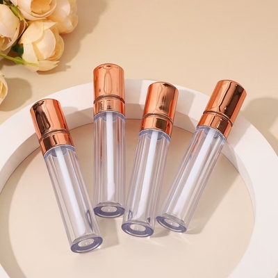 로즈 골드 헤드 캐프 플라스틱 립 글래스 튜브 스타일 하이엔드 4.5ml