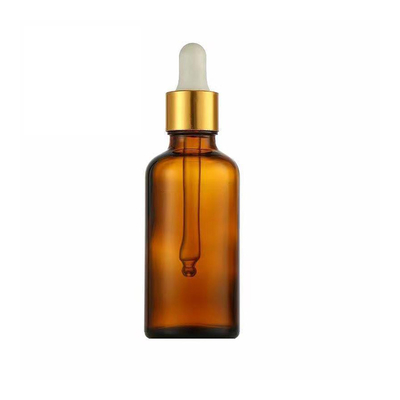 20ML 용량 알루미늄 드롭퍼 헤드 유리 플라스틱과 함께 앰버 에센셜 오일 병