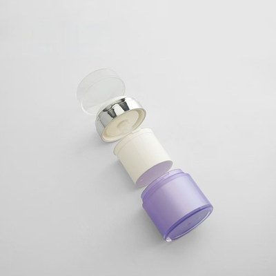 재충전 가능한 50G 아크릴 공기 없는 크림 병과 교체 가능한 내부 항아리