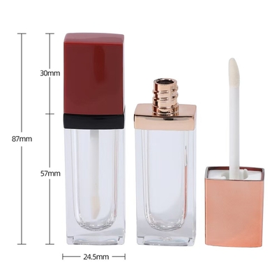 립 글러스 튜브 아이템 이름 3.5ML 사각형 모양 비어있는 스틱 사용자 정의 색상과 로고