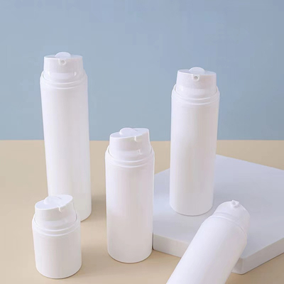 클래식형 30ml 50ml 100ml 흰색 공기 없는 펌프 병 개인 관리용