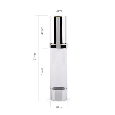 델럭스 외관 20ml 30ml 50ml 공기 없는 펌프 병 피부 관리를 위해