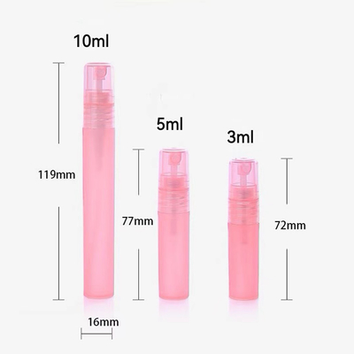 3ML 5ML &amp; 10ML 플라스틱 향수 스프레이어 펜 매트 컬러 완공으로 향수를위한 빈 용기
