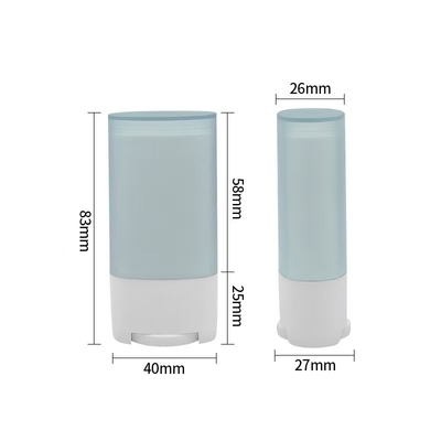 15g 용량 사용자 지정 로고와 바닥 채울 롤러로 된 플라스틱 디오더런트 스틱