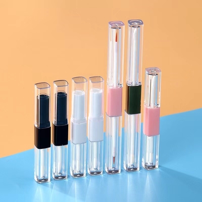 맞춤형 듀플 튜브 1.2ml 2.5ml 1.8g 립 글러스 튜브 또는 립스틱 튜브 또는 안구 라인