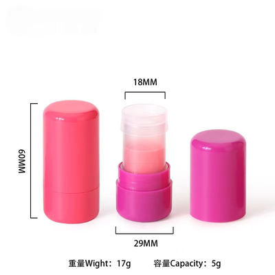 듀두 립 젤리 튜브 5ml 빈 플라스틱 립 스틱 튜브 립 글래스 포장